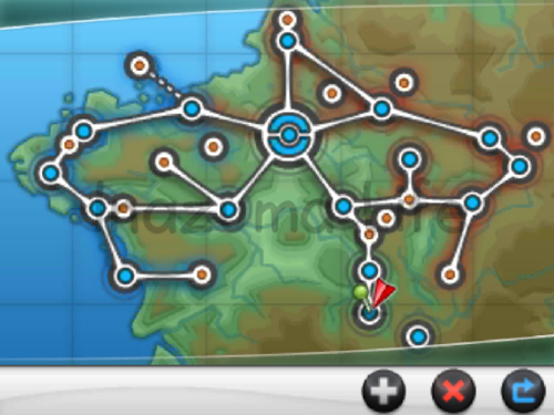 Cheats Pokemon X e Y (Citra & 3DS) 30 Truco para desbloquear todas las ubicaciones del mapa en Pokémon Y
