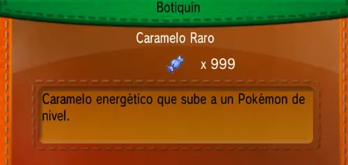 Cheat Pokemon XY Caramelo Raroos raros