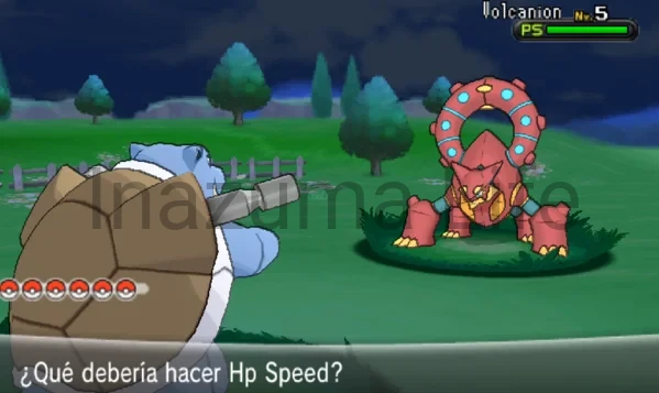 Cheats Pokémon X e Y | Trucos para Citra y 3DS 17 Volcanion salvaje a nivel 5 apareciendo como Pokémon Salvaje en la ruta 2 tras usar el cheat en Pokémon XY