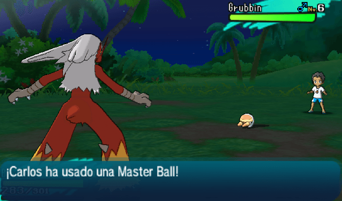 Cheat Pokemon Sol capturar pokemon entrenador