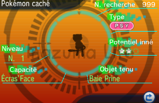 Pokemon Omega Ruby and Alpha Sapphire Cheats (3DS & Citra) Details of Mew found on Route 116