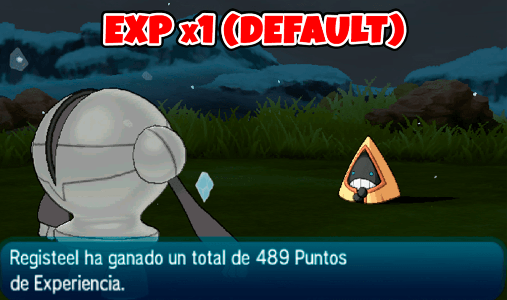 Cheat Pokemon Sol multiplicar experiencia desactivado