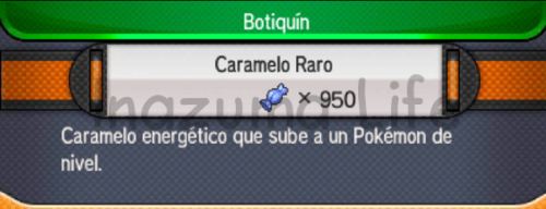 Cheats Pokemon Sol y Luna (3DS y Citra) 7 Trucchi Pokemon Sole Citra Caramelle Rare (Rare Candy) x950