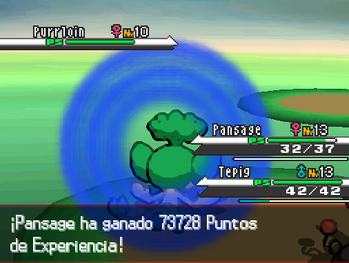 Cheats Pokemon Negro y Blanco (NDS & Desmume) 26 pansage x512 experience