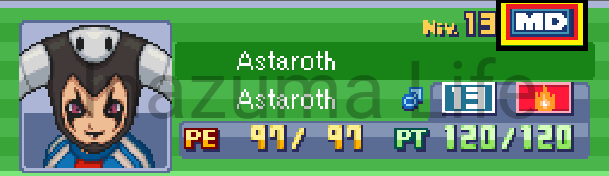Astaroth con posición de mediocentro en vez de portero en Inazuma Eleven 3 The Ogre