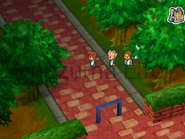 Cheats Inazuma Eleven 3 The Ogre (NDS), Bomber y Spark | Trucos para DraStic y Desmume 40 Atravesando las paredes en el Barrio de Tiendas