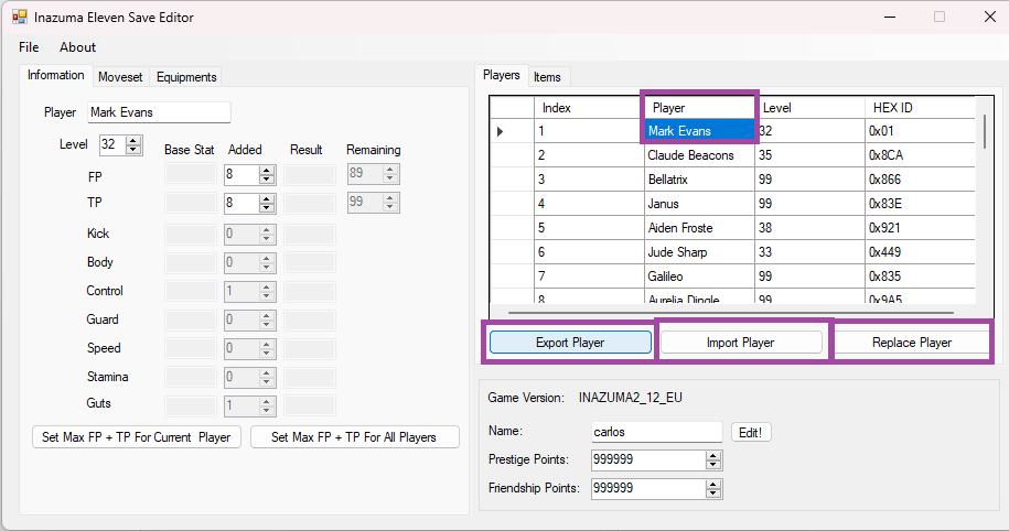 Inazuma Eleven Toolbox. El ¿mejor? save editor para Inazuma Eleven 1, 2 y 3