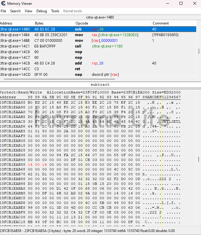 Bytes PTs PEs Cheat-Engine