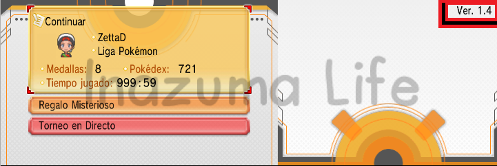 imagen Update v1.4 für Pokémon Omega Rubin & Alpha Saphir installiert