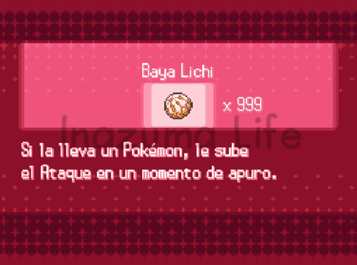 Cheats Pokémon Negro 2 y Blanco 2 | Trucos para DraStic y Desmume 6 Liechi Berry ×999 in the Bag: all berries unlocked after activating the code