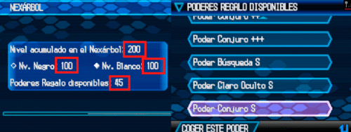 Cheats Pokémon Negro 2 y Blanco 2 | Trucos para DraStic y Desmume 20 Entralink at level 200 with all Pass Powers available after using cheat codes