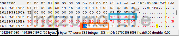 Distancia de 29 bytes entre judías del conocimiento y judías de la celeridad