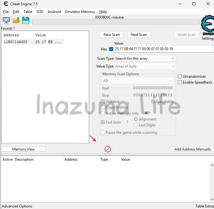 Cómo conseguir Estrellas de Vínculo Infinitas en Inazuma Eleven Victory Road (Guía Cheat Engine) 9 Búsqueda de las Estrellas de Vínculo por su ID