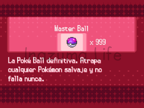 Cheats Pokémon Negro 2 y Blanco 2 | Trucos para DraStic y Desmume 3 Unlimited Master Balls in Pokémon Black 2 and White 2