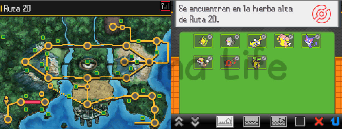Cheats Pokémon Blanco 2 para desbloquear todos los hábitats de un Pokémon